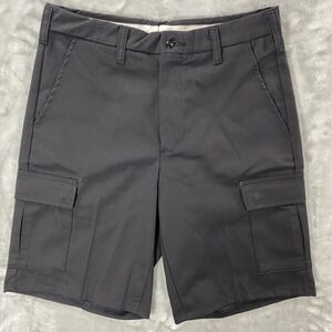 Aramark Cargo Shorts Mens 32 Black WearGuard Premium WorkPro Utility Workwear